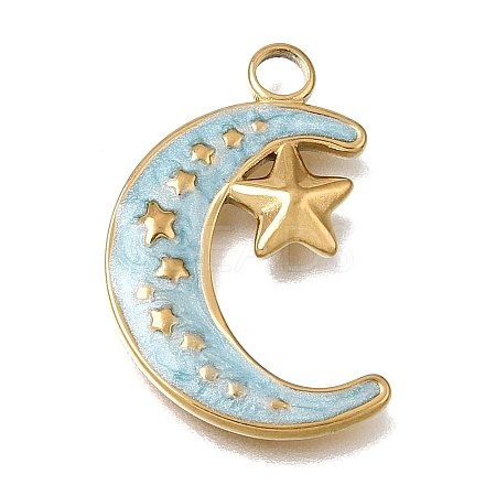 304 Stainless Steel Pendants STAS-N108-93G-02-1