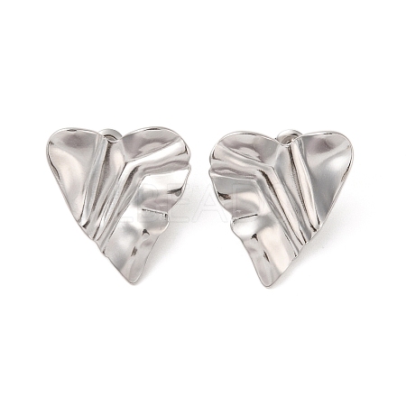 304 Stainless Steel Stud Earrings for Women EJEW-L272-030P-01-1