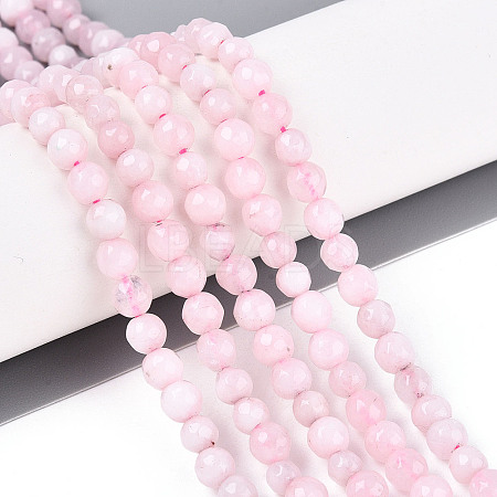 Dyed Natural White Jade Beads Strands G-T139-4mm-60-04-1