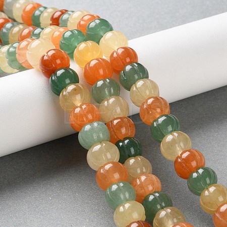 Natural Mixed Aventurine Beads Strands G-B135-B02-03-1