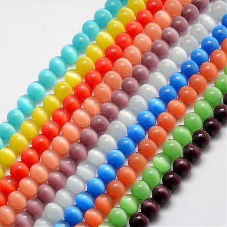 Cat Eye Beads CER8mm-M-1