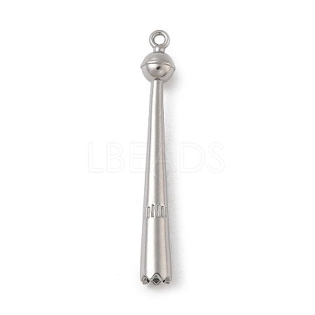 304 Stainless Steel Big Pendants STAS-Z153-08P-1
