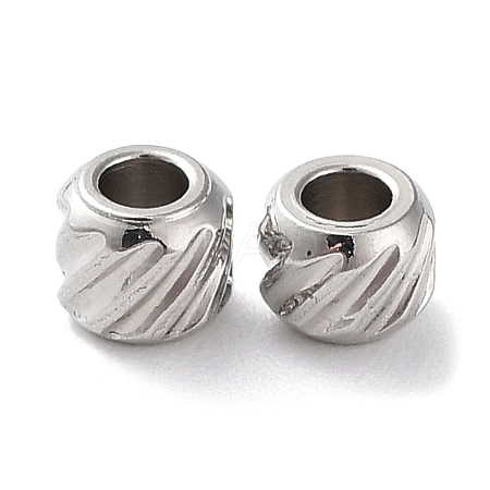 Non-Tarnish 201 Stainless Steel Spacer Beads X-STAS-K259-14C-P-1