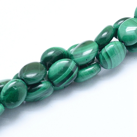 Natural Malachite Beads Strands G-D0011-11B-1