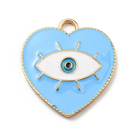 Alloy Enamel Pendants ENAM-D061-01G-04-1