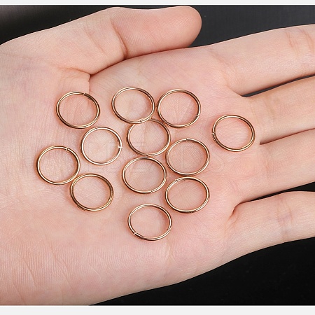 316L Surgical Stainless Steel Hoop Cartilage Earrings WGB51CA-06-1