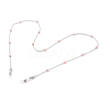 304 Stainless Steel Cable Chain Necklaces AJEW-EH00377-01-1