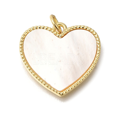 Brass Micro Pave Cubic Zirconia Pendants KK-R002-15G-1