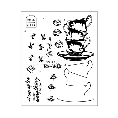 Teacup Silicone Stamps PW-WG54CA6-01-1