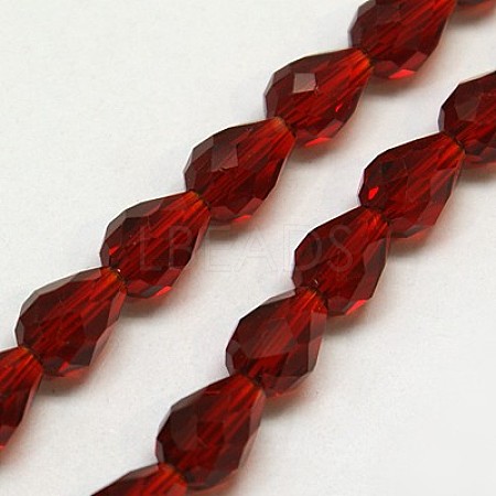 Glass Beads Strands EGLA-E010-10x15mm-06-1