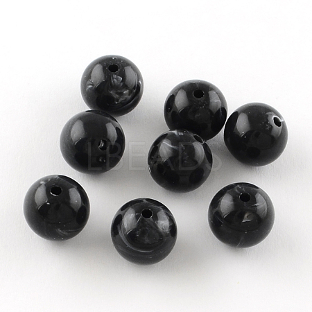 Round Imitation Gemstone Acrylic Beads OACR-R029-20mm-01-1