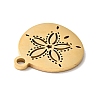201 Stainless Steel Pendants X-STAS-E015-04G-3