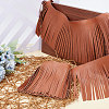   2 Meters PU Imitation Leather Tassels Trimming DIY-PH0010-44B-03-5