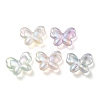 UV Plating Luminous Transparent Acrylic Beads OACR-P010-11-1