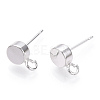 Brass Stud Earring Findings KK-T038-293S-3