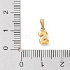 316L Surgical Stainless Steel Charms STAS-G315-01G-S-3