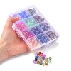 360Pcs 12 Style Transparent Crackle Acrylic Beads CACR-YW0001-03-5