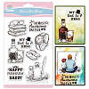 Custom PVC Plastic Clear Stamps DIY-WH0448-0807-1
