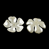 5-Petal Flower ABS Plastic Imitation Pearl Bead Caps X-OACR-R016-12-1
