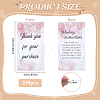 240Pcs Floral Print Paper Care Instructions Cards AJEW-FG0005-62E-2