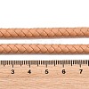 Braided Leather Cord with Core WL-F009-6mm-02-3