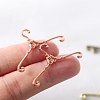 Alloy Doll Clothes Hangers PW-WG97384-03-1