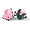 Cotton Knitting Artificial Flower DIY-P082-01C-2