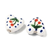 Handmade Porcelain Enamel Beads PORC-K011-02E-2