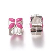 Alloy Enamel European Beads MPDL-R006-01-2