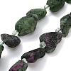 Natural Ruby in Zoisite Beads Strands GG-CBA0B77-A14-03-2
