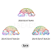 Rainbow PVC Laser Adhesive Stickers DIY-WH0273-51-2