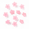Transparent Acrylic Beads X-PL554-02-3