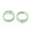 Spray Painted Iron Split Key Rings IFIN-L038-02-FF-1