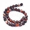Natural Striped Agate/Banded Agate Beads Strands G-I261-C05-10mm-2