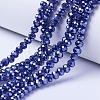 Electroplate Glass Beads Strands EGLA-A034-P2mm-A11-1