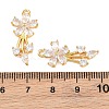 Brass Micro Pave Cubic Zirconia Pendants CU-CBA7392-12G-01-3