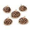 Natural Sea Shell Pendants SSHEL-B002-02G-01-1