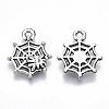 Tibetan Style Alloy Pendants TIBE-N010-12AS-RS-2