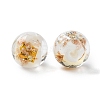 Handmade Gold & Silver Foil Lampwork Beads GLAA-G107-07B-14-3