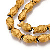 Electroplate Glass Beads Strands X1-EGLA-T025-03G-3