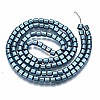 Electroplate Non-magnetic Synthetic Hematite Beads Strands G-T114-62-08-2