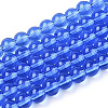 Transparent Glass Beads Strands GLAA-T032-T6mm-04-A-1