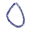 Handmade Dichroic Foil Glass Beads Strands DICH-U001-07C-2