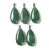 Natural Green Aventurine Pendants GG-CBACB71-02P-06-1
