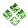 Pointed Back Glass Rhinestone Cabochons RGLA-T027-10x10mm-19-1