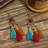 Alloy Round Chandelier Earrings FS-WGD7741-15-1