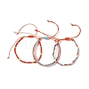 3Pcs 3 Style Plastic Braided Bead Bracelets Set BJEW-B065-08A-6