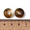 Watermelon Stone Glass European Large Hole Beads G-Q442-04-3