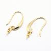 Brass Earring Hooks KK-L151-02G-NR-1