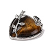 Heart Natural & Synthetic Mixed Stone Pendants GP356-3